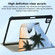 iPad 10.2 2021 / 2020 / 10.5 3-Fold 360 Rotation Painted Leather Smart Tablet Case - Coconut Tree