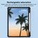 iPad 10.2 2021 / 2020 / 10.5 3-Fold 360 Rotation Painted Leather Smart Tablet Case - Coconut Tree