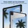 iPad 10.2 2021 / 2020 / 10.5 3-Fold 360 Rotation Painted Leather Smart Tablet Case - Coconut Tree