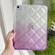 iPad 10.2 2021 / 2020 / 10.5 Gradient Diamond Plaid TPU Tablet Case - Gradient Purple