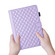 iPad 10.2 2021 / 2020 / 10.5 Rhombus Lattice Leather Smart Tablet Case - Purple