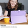 iPad 10.2 2021 / 2020 / 10.5 Rhombus Lattice Leather Smart Tablet Case - Purple