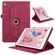 iPad 10.2 2021 / 2020 / 10.5 Tree Life Embossed Rotation Leather Smart Tablet Case - Red