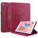 iPad 10.2 2021 / 2020 / 10.5 Tree Life Embossed Rotation Leather Smart Tablet Case - Red