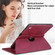 iPad 10.2 2021 / 2020 / 10.5 Tree Life Embossed Rotation Leather Smart Tablet Case - Red