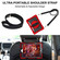 iPad 10.2 2021 / 2020 / 2019 360 Degree Rotation Contrast Color Shockproof Silicone + PC Case with Holder & Hand Grip Strap & Shoulder Strap - Red+Black iPad 10.2 2021 / 2020 / 2019 360 Degree Rotation Contrast Color Shockproof Silicone + PC Case with Holder & Hand Grip Strap & Shoulder Strap - Red+Black