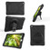 iPad 10.2 2021 / 2020 / 2019 360 Degree Rotation PC + Silicone Protective Case with Holder & Hand-strap - Light Blue
