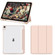 iPad 10.2 2021 / 2020 / 2019 3-fold Shockproof Smart Leather Tablet Case - Pink