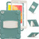 iPad 10.2 2021 / 2020 / 2019 3-Layer Protection Screen Frame + PC + Silicone Shockproof Combination Case with Holder - Emerald Green