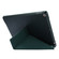 iPad 10.2 2021 / 2020 / 2019 Airbag Deformation Horizontal Flip Leather Case with Holder & Pen Holder - Dark Green