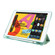iPad 10.2 2021 / 2020 / 2019 Airbag Deformation Horizontal Flip Leather Case with Holder & Pen Holder - Mint Green