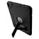 iPad 10.2 2021 / 2020 / 2019 Armor Holder Silicone Hybrid PC Tablet Case - Black