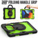 iPad 10.2 2021 / 2020 / 2019 Bracelet Holder Silicone + PC Tablet Case - Yellow Green