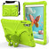 iPad 10.2 2021 / 2020 / 2019 Butterfly Bracket EVA Shockproof Tablet Case - Grass Green
