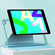 iPad 10.2 2021 / 2020 / 2019 Clear 360 Rotation Stand Smart Leather Tablet Case - Black