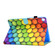 iPad 10.2 2021 / 2020 / 2019 Colored Drawing Horizontal Flip Leather Case with Holder & Card Slots & Pen Slot & Sleep / Wake-up Function - Color Circle