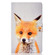 iPad 10.2 2021 / 2020 / 2019 Colored Drawing Horizontal Flip Leather Case with Holder & Card Slots & Sleep / Wake-up Function - Fox
