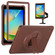 iPad 10.2 2021 / 2020 / 2019 Holder Silicone Hybrid PC Tablet Case - Chocolate