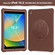 iPad 10.2 2021 / 2020 / 2019 Holder Silicone Hybrid PC Tablet Case - Chocolate