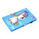 iPad 10.2 2021 / 2020 / 2019 Painted Pattern TPU Horizontal Flip Leather Protective Case - Rainbow Unicorn