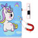iPad 10.2 2021 / 2020 / 2019 Painted Pattern TPU Horizontal Flip Leather Protective Case - Rainbow Unicorn
