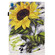 iPad 10.2 2021 / 2020 / 2019 Painted Pattern TPU Horizontal Flip Leather Protective Case - Sun Flower