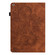 iPad 10.2 2021 / 2020 / 2019 Peacock Embossed Pattern TPU + PU Horizontal Flip Leather Case with Holder & Card Slots & Wallet & Sleep / Wake-up Function - Brown