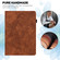 iPad 10.2 2021 / 2020 / 2019 Peacock Embossed Pattern TPU + PU Horizontal Flip Leather Case with Holder & Card Slots & Wallet & Sleep / Wake-up Function - Brown