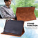 iPad 10.2 2021 / 2020 / 2019 Peacock Embossed Pattern TPU + PU Horizontal Flip Leather Case with Holder & Card Slots & Wallet & Sleep / Wake-up Function - Brown