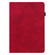 iPad 10.2 2021 / 2020 / 2019 Peacock Embossed Pattern TPU + PU Horizontal Flip Leather Case with Holder & Card Slots & Wallet & Sleep / Wake-up Function - Red