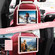 iPad 10.2 2021 / 2020 / 2019 Rotation Handle Holder Silicone Hybrid PC Tablet Case - Pink iPad 10.2 2021 / 2020 / 2019 Rotation Handle Holder Silicone Hybrid PC Tablet Case - Pink