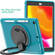 iPad 10.2 2021 / 2020 / 2019 Shockproof TPU + PC Protective Case with 360 Degree Rotation Foldable Handle Grip Holder & Pen Slot - Blue