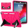 iPad 10.2 2021 / 2020 / 2019 Silicone + PC Shockproof Protective Tablet Case - Black Pink