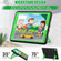 iPad 10.2 2021 / 2020 / 2019 Silicone + PC Shockproof Protective Tablet Case - Black+Green