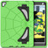iPad 10.2 2021 / 2020 / 2019 Silicone + PC Shockproof Protective Tablet Case - Green+Black