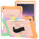 iPad 10.2 2021 / 2020 / 2019 Silicone Hybrid PC Shockproof Tablet Case with Shoulder Strap - Colorful Gold iPad 10.2 2021 / 2020 / 2019 Silicone Hybrid PC Shockproof Tablet Case with Shoulder Strap - Colorful Gold