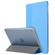 iPad 10.2 2021 / 2020 / 2019 Silk Texture Horizontal Flip Magnetic PU Leather Case, with Three-folding Holder & Sleep / Wake-up Function - Light Blue