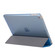iPad 10.2 2021 / 2020 / 2019 Silk Texture Horizontal Flip Magnetic PU Leather Case, with Three-folding Holder & Sleep / Wake-up Function - Light Blue