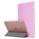 iPad 10.2 2021 / 2020 / 2019 Silk Texture Horizontal Flip Magnetic PU Leather Case, with Three-folding Holder & Sleep / Wake-up Function - Pink