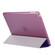 iPad 10.2 2021 / 2020 / 2019 Silk Texture Horizontal Flip Magnetic PU Leather Case, with Three-folding Holder & Sleep / Wake-up Function - Purple