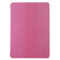 iPad 10.2 2021 / 2020 / 2019 Silk Texture Horizontal Flip Magnetic PU Leather Case, with Three-folding Holder & Sleep / Wake-up Function - Rose Red