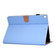 iPad 10.2 2021 / 2020 / 2019 Solid Color Horizontal Flip Leather Case with Holder & Card Slots & Pen Slot & Sleep / Wake-up Function - Blue