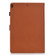 iPad 10.2 2021 / 2020 / 2019 Solid Color Horizontal Flip Leather Case with Holder & Card Slots & Pen Slot & Sleep / Wake-up Function - Brown