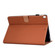 iPad 10.2 2021 / 2020 / 2019 Solid Color Horizontal Flip Leather Case with Holder & Card Slots & Pen Slot & Sleep / Wake-up Function - Brown