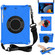 iPad 10.2 2021 / 2020 / 2019 Spider King EVA Protective Case with Adjustable Shoulder Strap & Holder & Pen Slot - Blue iPad 10.2 2021 / 2020 / 2019 Spider King EVA Protective Case with Adjustable Shoulder Strap & Holder & Pen Slot - Blue