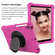 iPad 10.2 2021 / 2020 / 2019 Spider King EVA Protective Case with Adjustable Shoulder Strap & Holder & Pen Slot - Rose Red iPad 10.2 2021 / 2020 / 2019 Spider King EVA Protective Case with Adjustable Shoulder Strap & Holder & Pen Slot - Rose Red