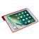 iPad 10.2 2021 / 2020 / 2019 TPU Horizontal Flip Leather Case, with Three-folding Holder - Red