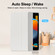 iPad 10.2 2021 / 2020 / 2019 Tri-fold Holder TPU Cover Frosted Leather Smart Tablet Case withh Pen Slot - Grey