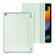 iPad 10.2 2021 / 2020 / 2019 Tri-fold Holder TPU Cover Frosted Leather Smart Tablet Case withh Pen Slot - Light Green iPad 10.2 2021 / 2020 / 2019 Tri-fold Holder TPU Cover Frosted Leather Smart Tablet Case withh Pen Slot - Light Green