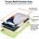 iPad 10.2 2021 / 2020 / 2019 X Rotation PC Hybrid Silicone Tablet Case with Strap - Yellow Green White